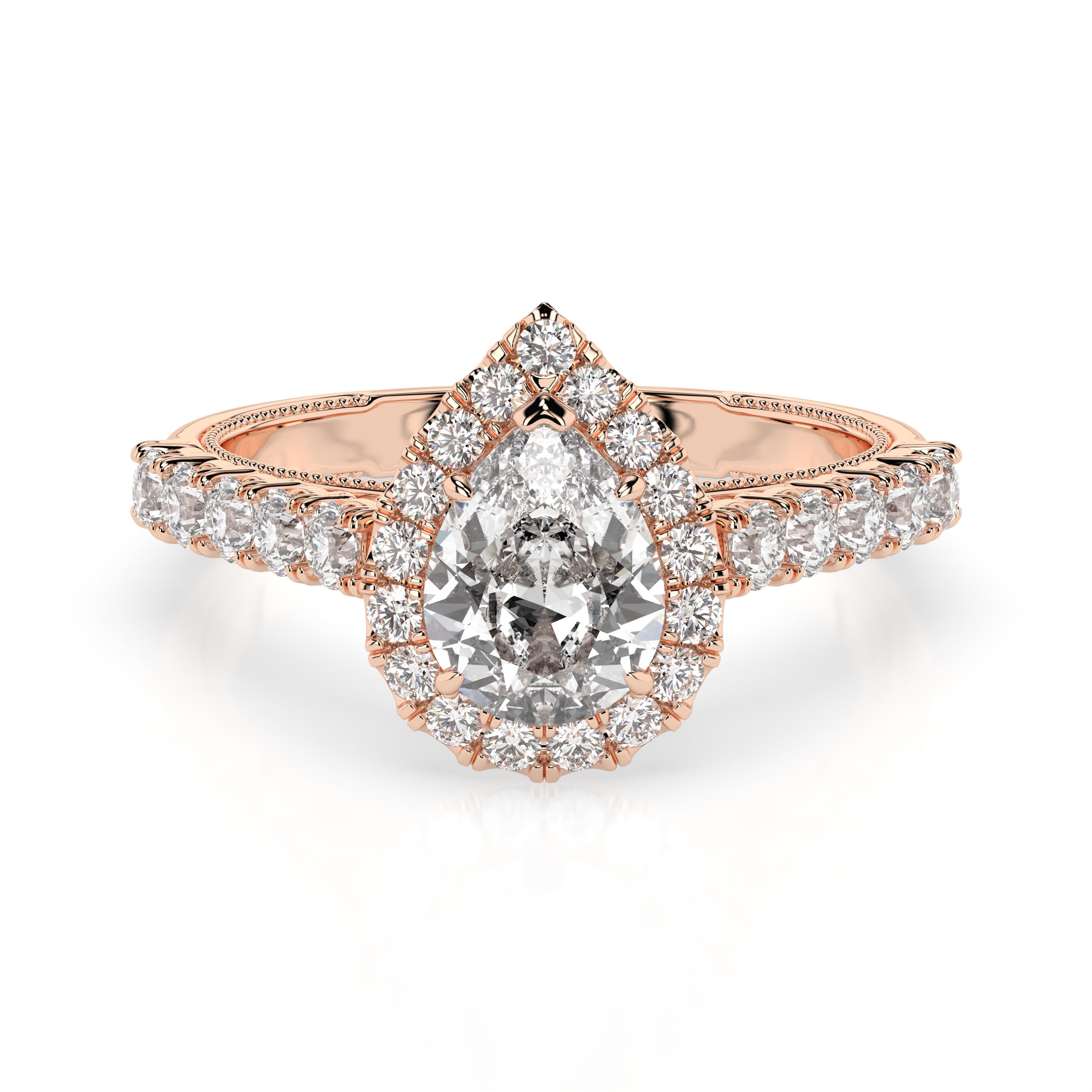 Pear Cut Majesty Ring